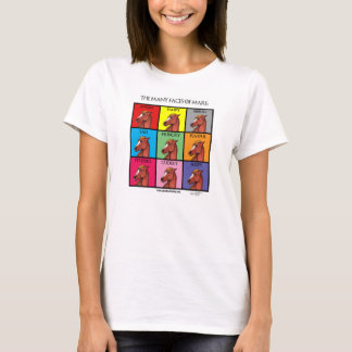 ロバのTシャツの多くの顔 Tシャツ