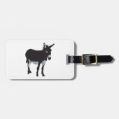 ロバはっきりしたーシルエットファーム動物 ラゲッジタグ (正面横)