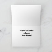 ロバはクリスマスを持って最高のいたい シーズンカード (内部)