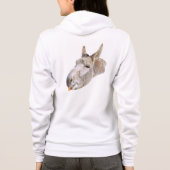 ロバはニンジンと呼ばれた。 パーカ (裏面)