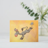 ロバは最も強力なサッカーのキックを持っている ポストカード (スタンド正面)