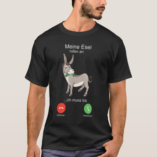 ロバは私が便利なBurro Muli Mule Mama Papaを呼び出す Tシャツ (正面)