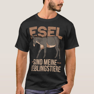 ロバは私の一番好きな動物です 農場の動物 ロバ Tシャツ