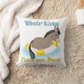 ロバを浮かべるものは クッション (ブランケット)