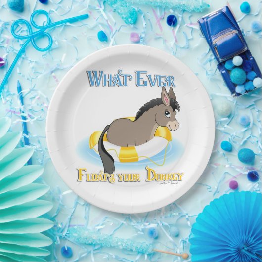 ロバを浮かべるものは ペーパープレート (パーティー)