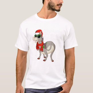 ロバイタリアンクリスマスおもしろい Tシャツ