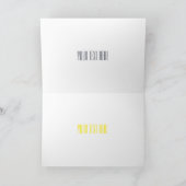 ロバイラストレーション カード (内部)