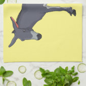 ロバイラストレーション キッチンタオル (折り畳み)