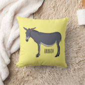 ロバイラストレーション クッション (ブランケット)