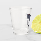 ロバイラストレーション ショットグラス (左)