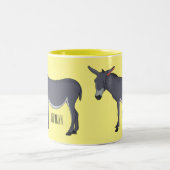 ロバイラストレーション ツートーンマグカップ (中央)