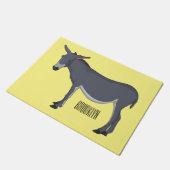 ロバイラストレーション ドアマット (アングル)