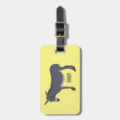 ロバイラストレーション ラゲッジタグ (正面縦)