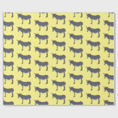 ロバイラストレーション ラッピングペーパー (フラット)