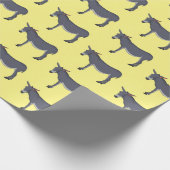 ロバイラストレーション ラッピングペーパー (角)