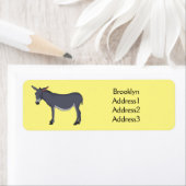 ロバイラストレーション ラベル (インサイチュ)