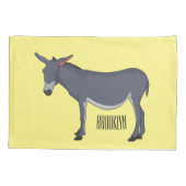 ロバイラストレーション 枕カバー (裏面)