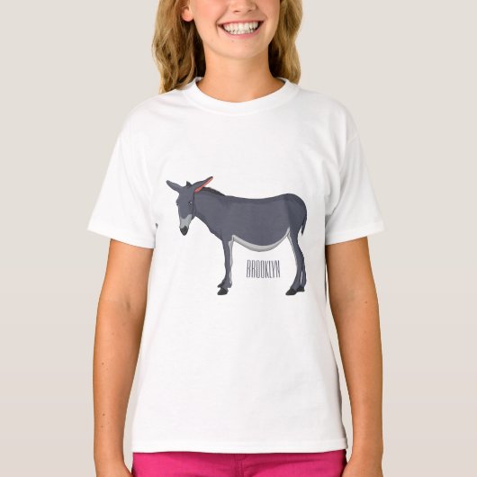 ロバイラストレーション Tシャツ (正面)