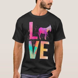 ロバカラフルーママロバ Tシャツ