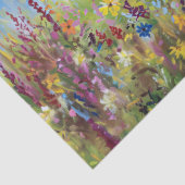 ロバカラフルー・ワイルドフラワーズオイル塗装デコップページ 薄葉紙 (詳細)