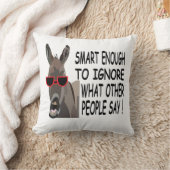 ロバクール頭が切れるー クッション (ブランケット)