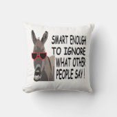 ロバクール頭が切れるー クッション (正面)