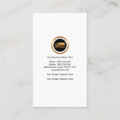 ロバストなセミトラック用木目カバートランスポータ 名刺 (裏面)