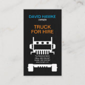 ロバストなセミトラック用木目カバートランスポータ 名刺 (正面)