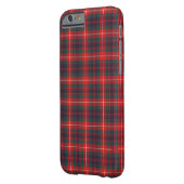 ロバットクランのフレーザー赤と青のモダンタータンチェック Case-Mate iPhoneケース (裏面左)