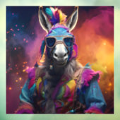 ロバファンキーーブルー眼鏡 ウィンドウサイン (シート3)