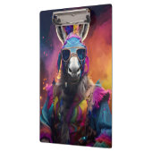 ロバファンキーーブルー眼鏡 クリップボード (左)