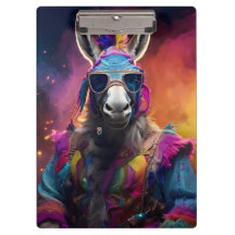 ロバファンキーーブルー眼鏡