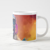 ロバファンキーーブルー眼鏡 ジャンボコーヒーマグカップ (右)