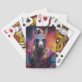 ロバファンキーーブルー眼鏡 トランプ