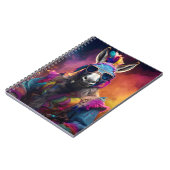 ロバファンキーーブルー眼鏡 ノートブック (左側)