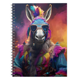 ロバファンキーーブルー眼鏡 ノートブック