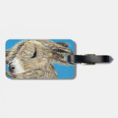 ロバフレンドリーー絵画ズ ラゲッジタグ (裏面横)