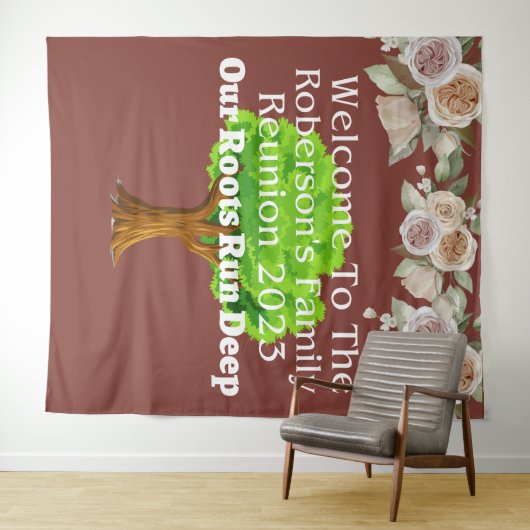 ロバーソンファミリー懇親会タペストリー タペストリー (インサイチュ(横))