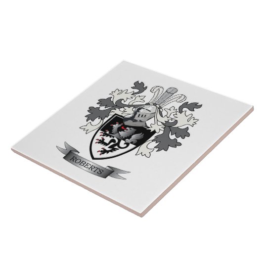 ロバーツの家紋の紋章付き外衣 タイル (側面)