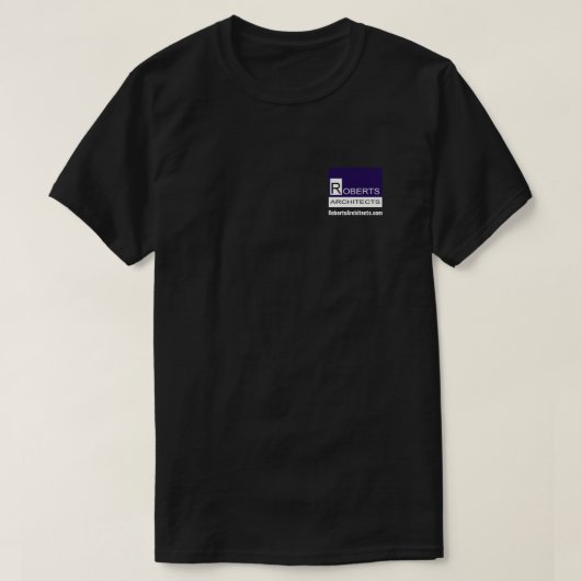 ロバーツの建築家 Tシャツ (デザイン正面)