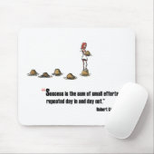 ロバートのコリアーによるやる気を起こさせるな検査の引用文 マウスパッド (マウス)