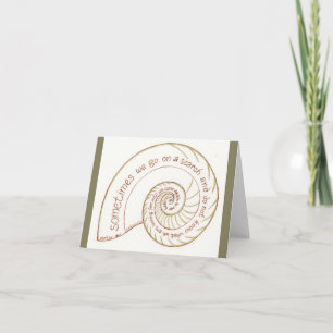 ロバートの緩い引用文のオウムガイNotecard カード