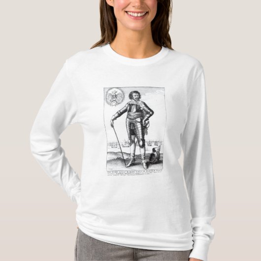 ロバートの金持ち、Warwickの第2伯爵 Tシャツ (正面)