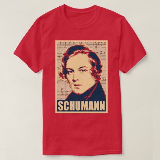 ロバートシューマン2 Tシャツ (デザイン正面)