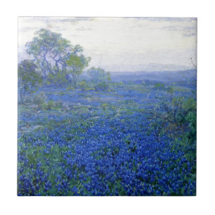 ロバートジュリアンのOnderdonkの曇日bluebonnets タイル