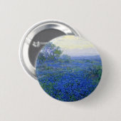 ロバートジュリアンのOnderdonkの曇日bluebonnets 缶バッジ (正面&裏面)