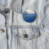 ロバートジュリアンのOnderdonkの曇日bluebonnets 缶バッジ (インサイチュ)