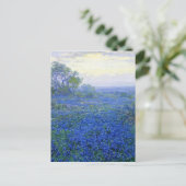 ロバートジュリアン・オンダードンク曇り日のブルーボンネット ポストカード (スタンド正面)