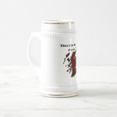 ロバートソンクランバッジスタイン ビールジョッキ (正面左)