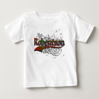 ロバートソンタータンチェックグランジ ベビーTシャツ